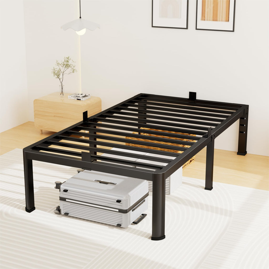 14 Inch Twin Metal Bed Frame D884