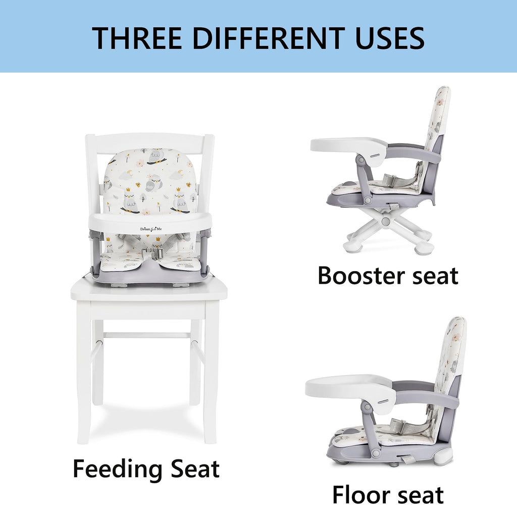 Booster Seat for Babies 6–36 Months, 3-in-1 Adjustable Portable T511801