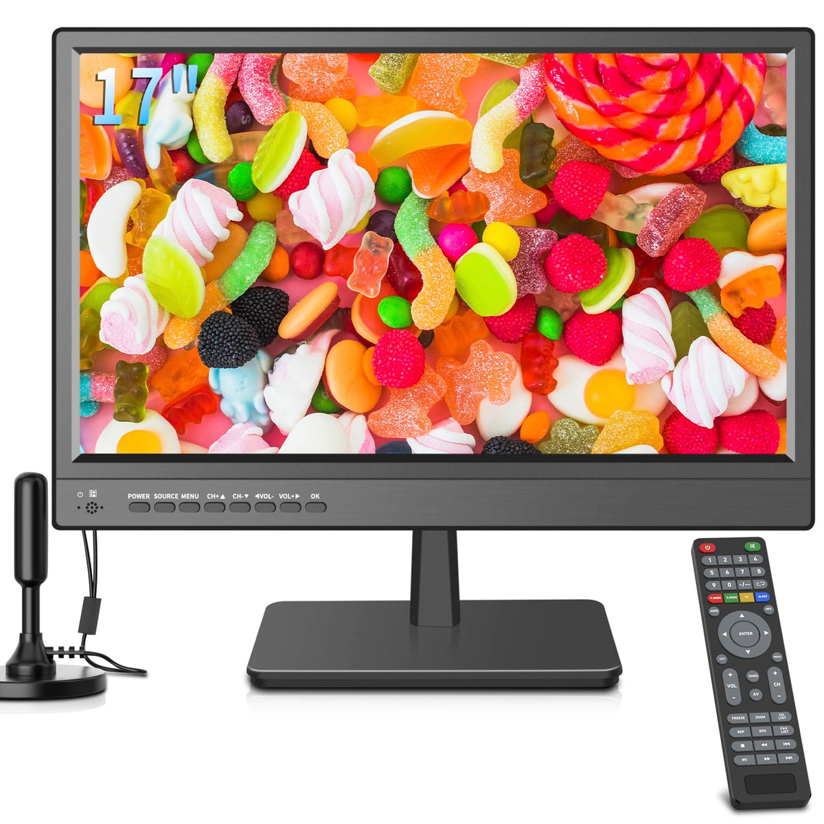 17 inch HD LED TV with Antenna T6193