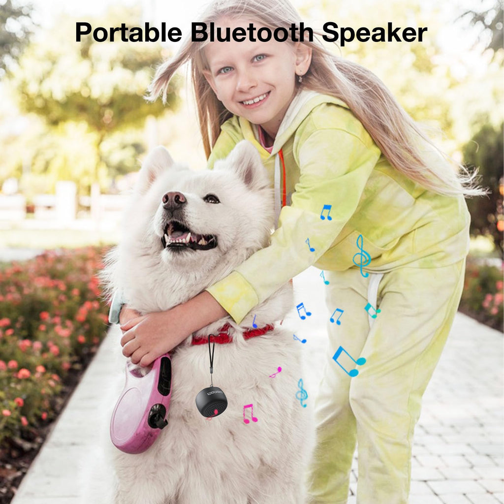 Black Mini Bluetooth Speaker with Built-in Mic D44665