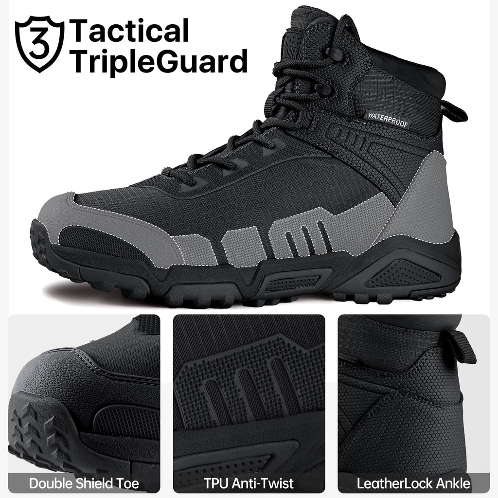 Waterproof Lightweight Tactical Work Boots D647
