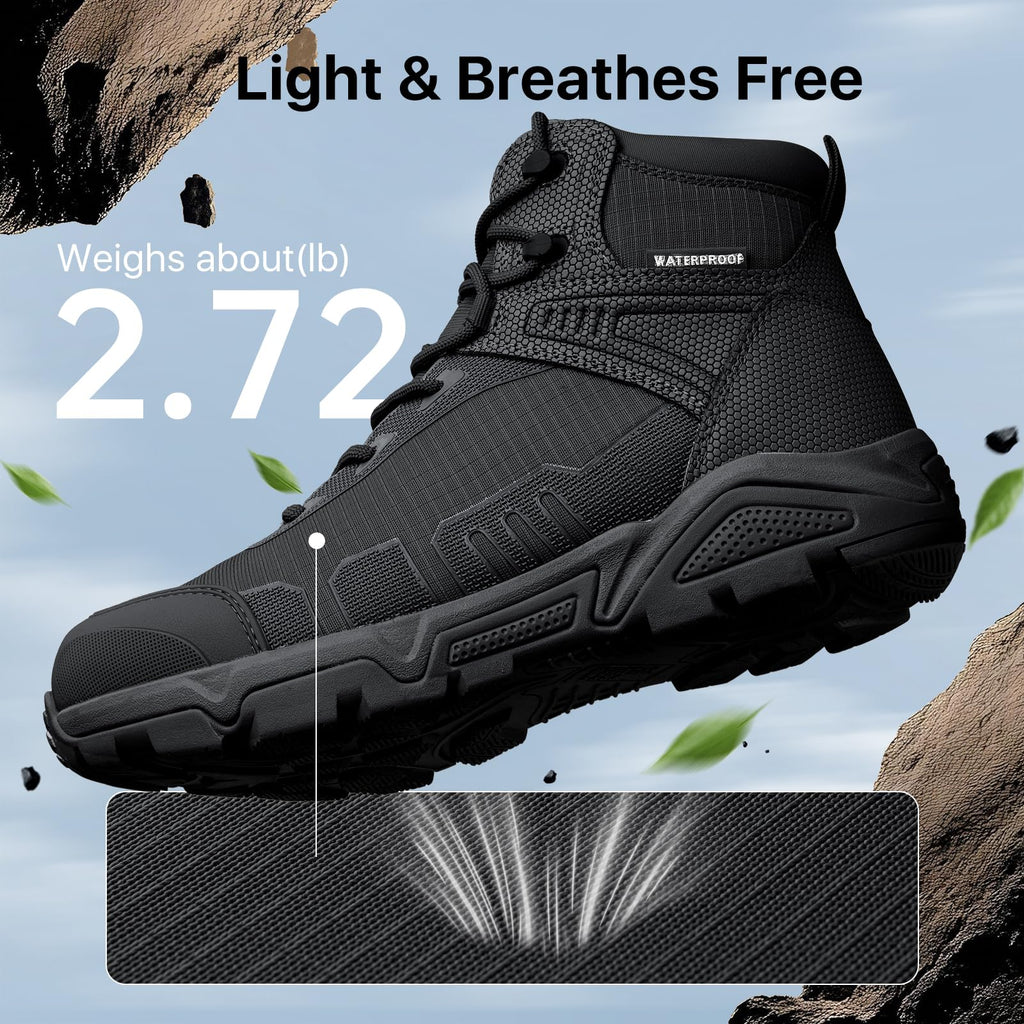 Waterproof Lightweight Tactical Work Boots D647