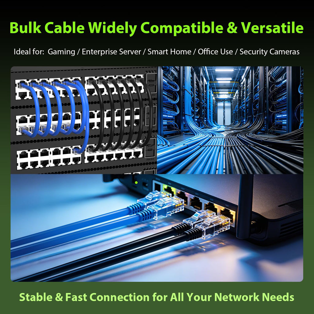 Cat 6 1000 ft 23AWG Solid Bare Copper UTP Ethernet Cable F1692