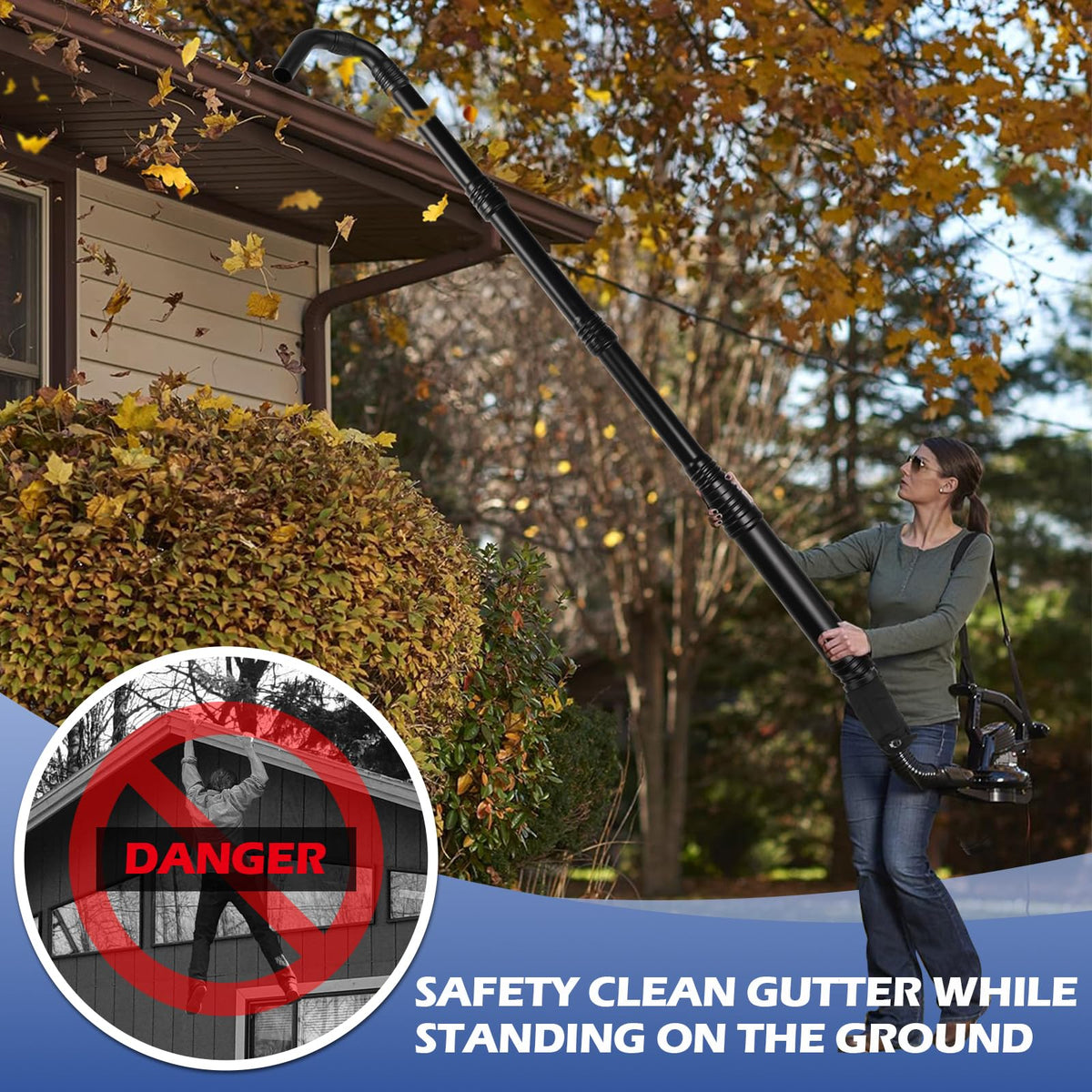 Universal Gutter Cleaning Tools for Leaf Blowers C880675