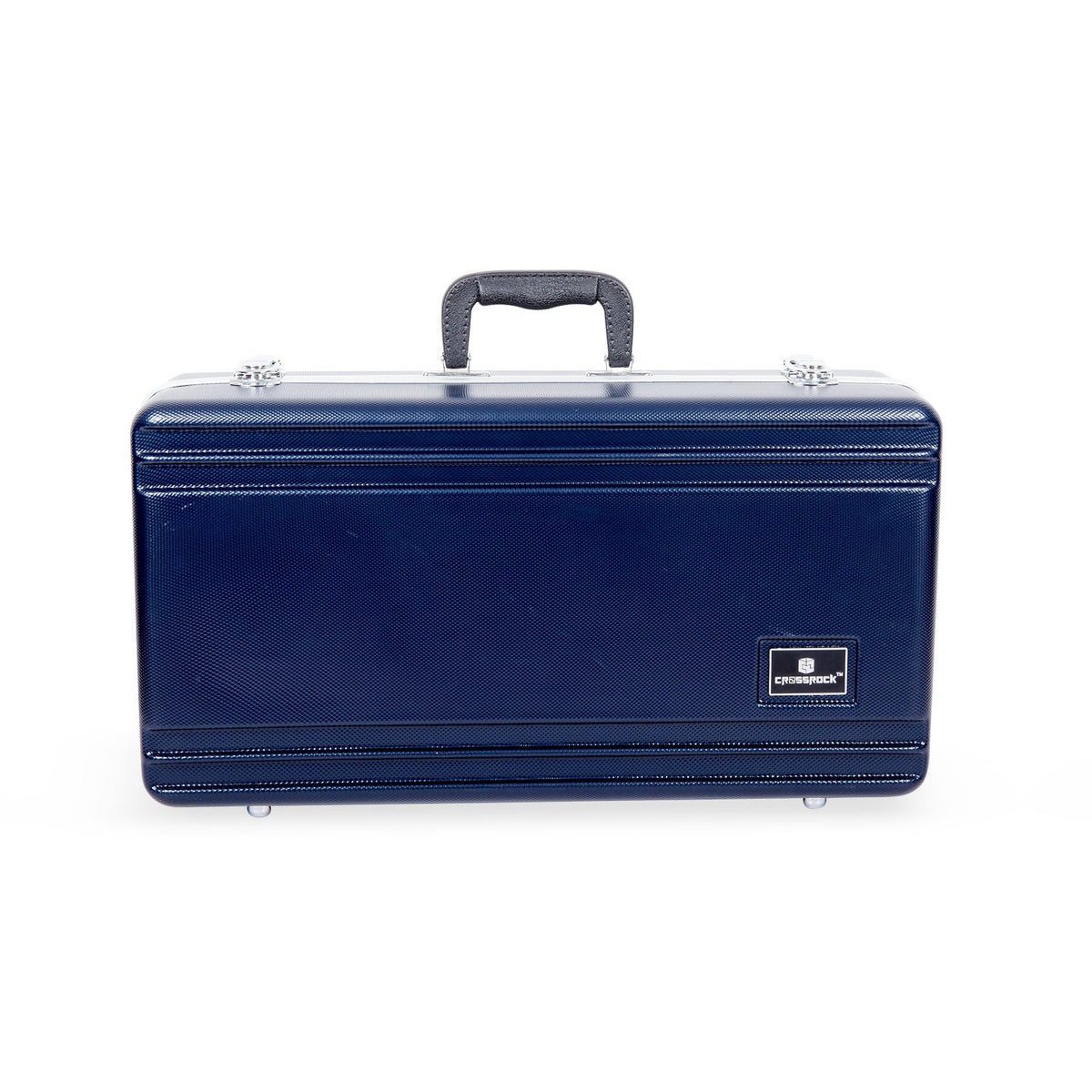 Textured Blue ABS Trumpet Case with Velvet Interior U536