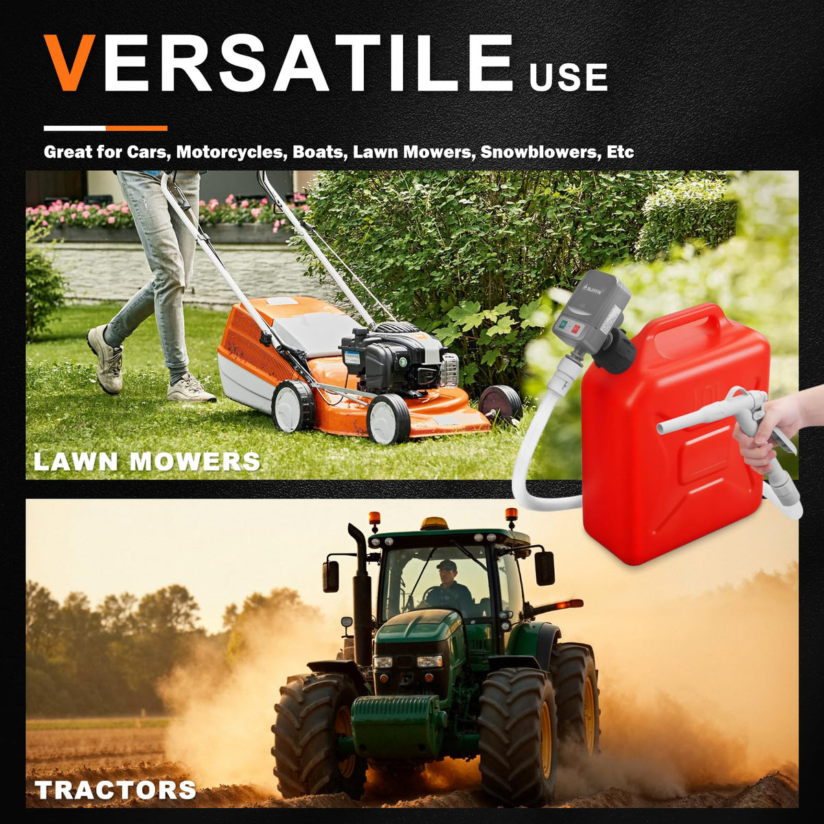 Portable Gas Can Fuel Pump U530