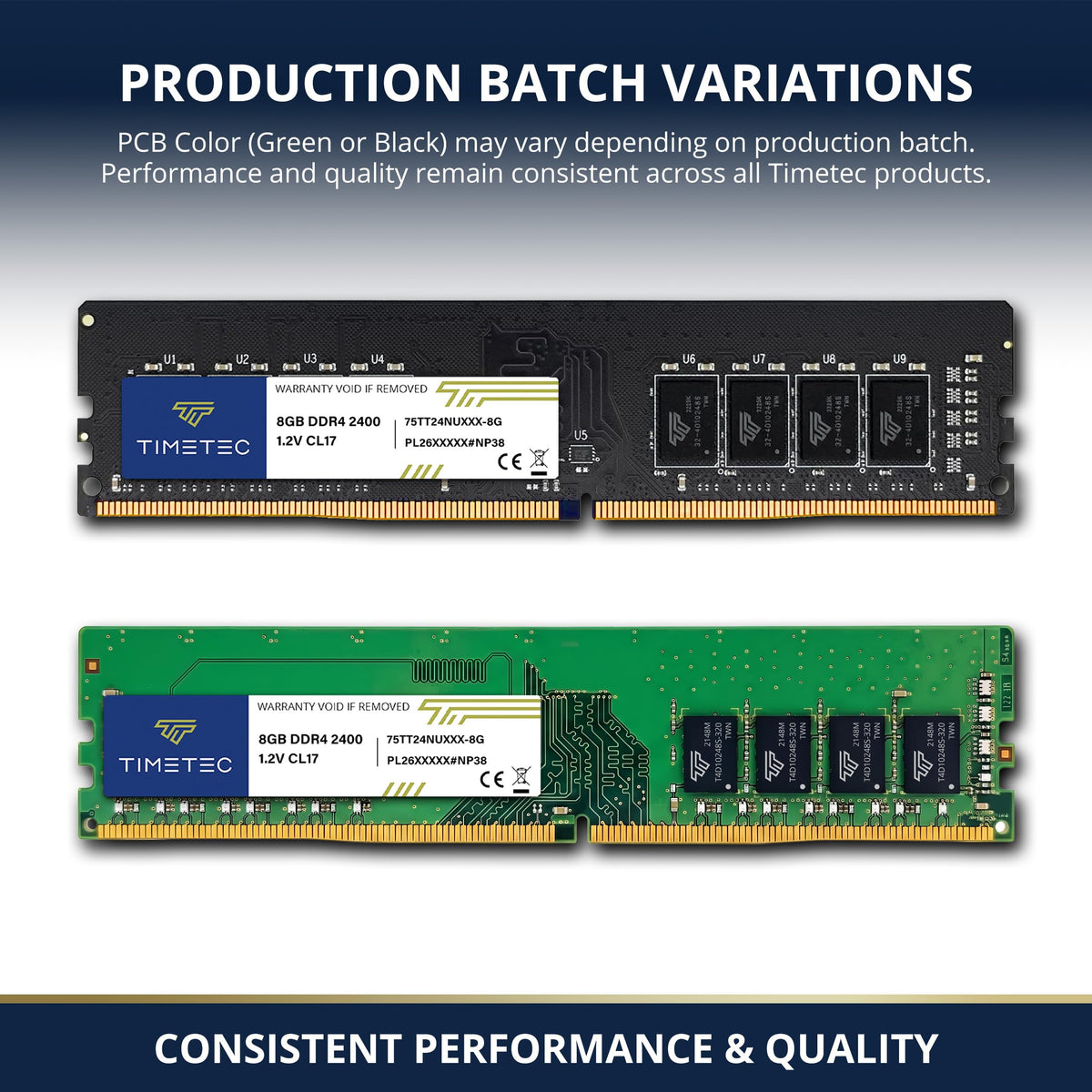 16GB Kit DDR4 2400MHz UDIMM Desktop RAM 288-Pin Non-ECC Unbuffered DIMM Memory R206633