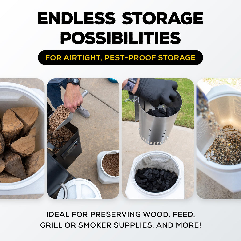 Airtight Pet Food Storage Container with Scoop A3654