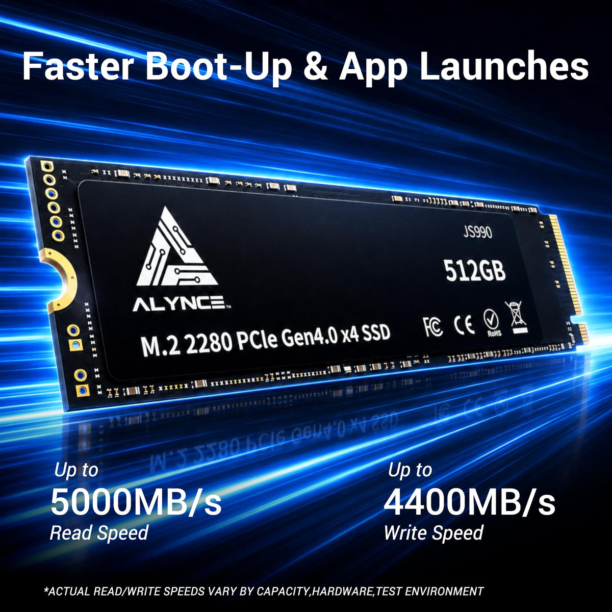 512GB PCIe Gen4 x4 NVMe M.2 2280 SSD O9129