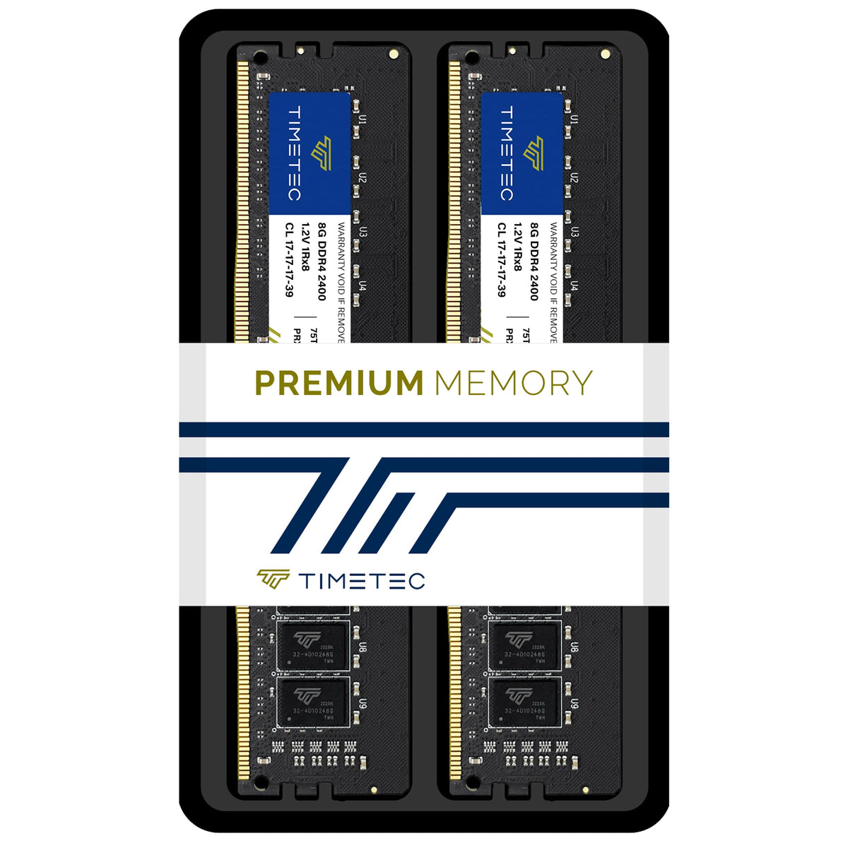 16GB Kit DDR4 2400MHz UDIMM Desktop RAM 288-Pin Non-ECC Unbuffered DIMM Memory R206633