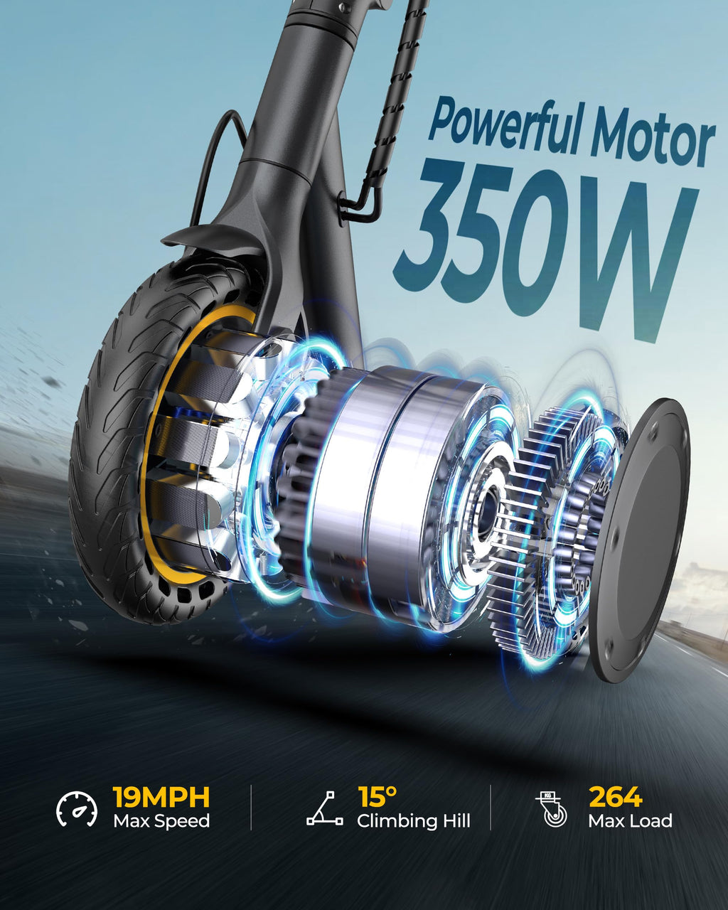 500W Electric Scooter Q25357