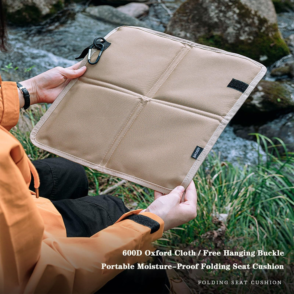 Portable Folding Oxford Seat Cushion Waterproof Camping Mat C67534