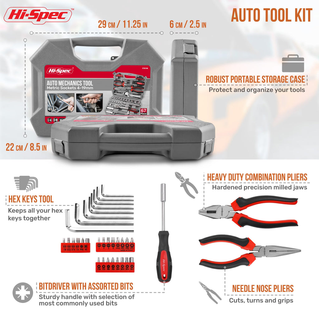 Metric Auto Mechanic Tool Set A881043