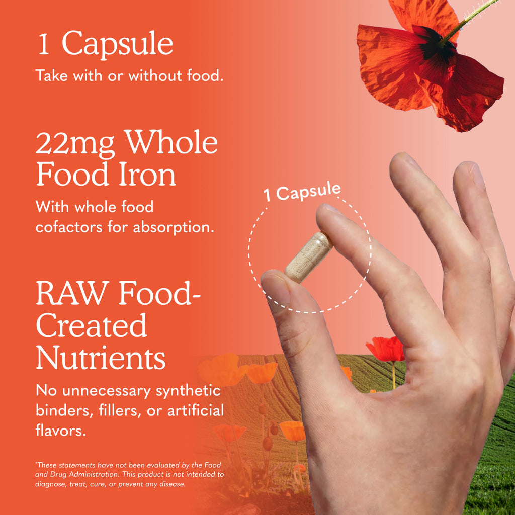 Vitamin Code Raw Iron Supplement, 30 Capsules Z149369