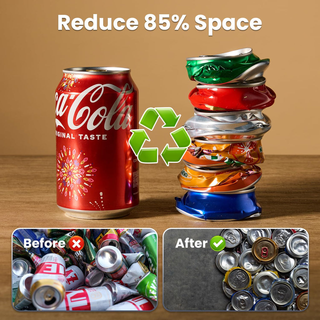 Wall Mounted Can Crusher for 8-16oz Aluminum Cans B396097