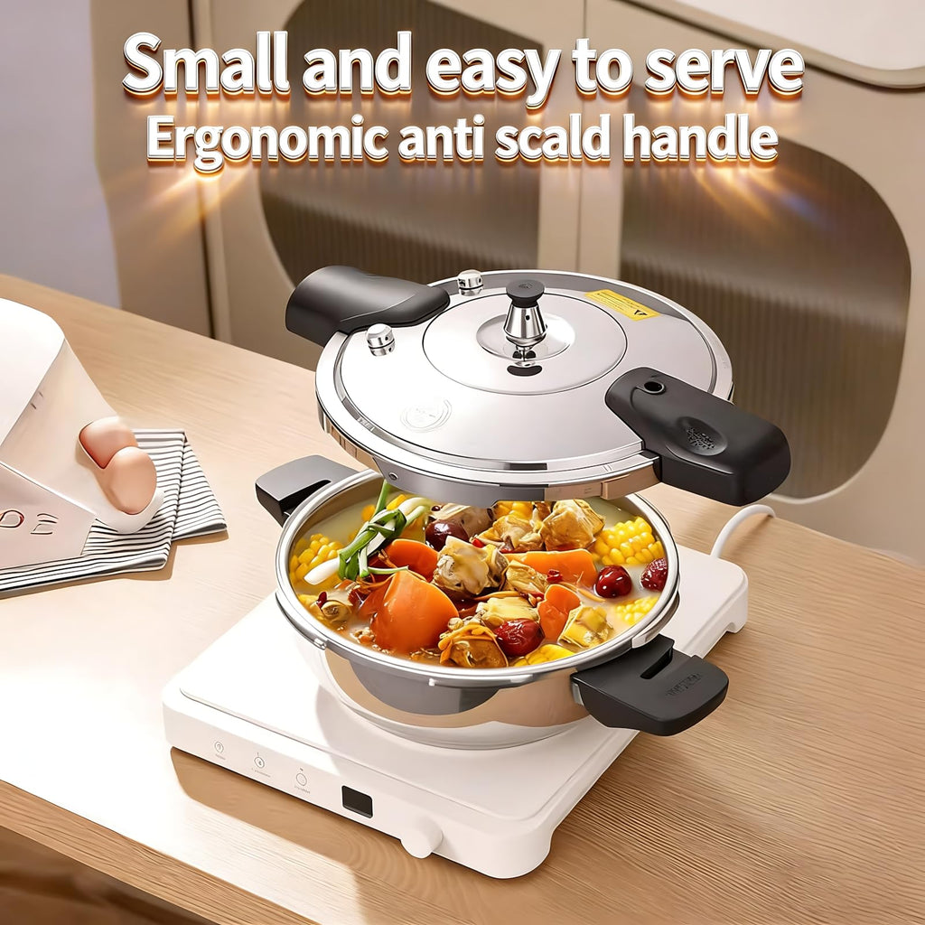 2.3L 304 Stainless Steel Mini Pressure Cooker W744585