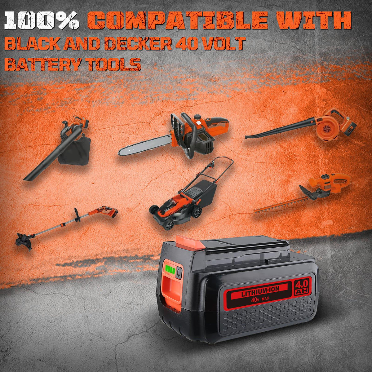 40V Lithium-Ion Battery Replacement O573
