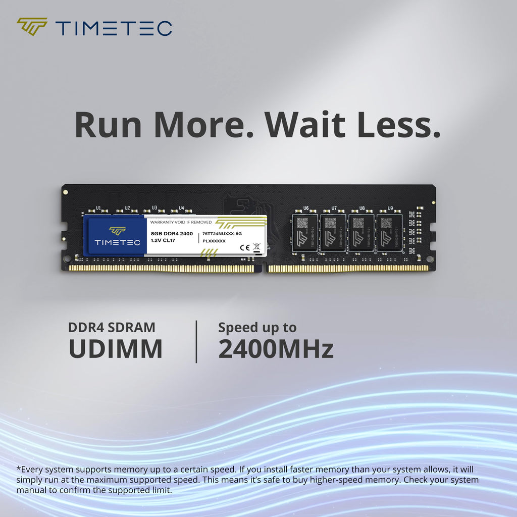 16GB Kit DDR4 2400MHz UDIMM Desktop RAM 288-Pin Non-ECC Unbuffered DIMM Memory R206633