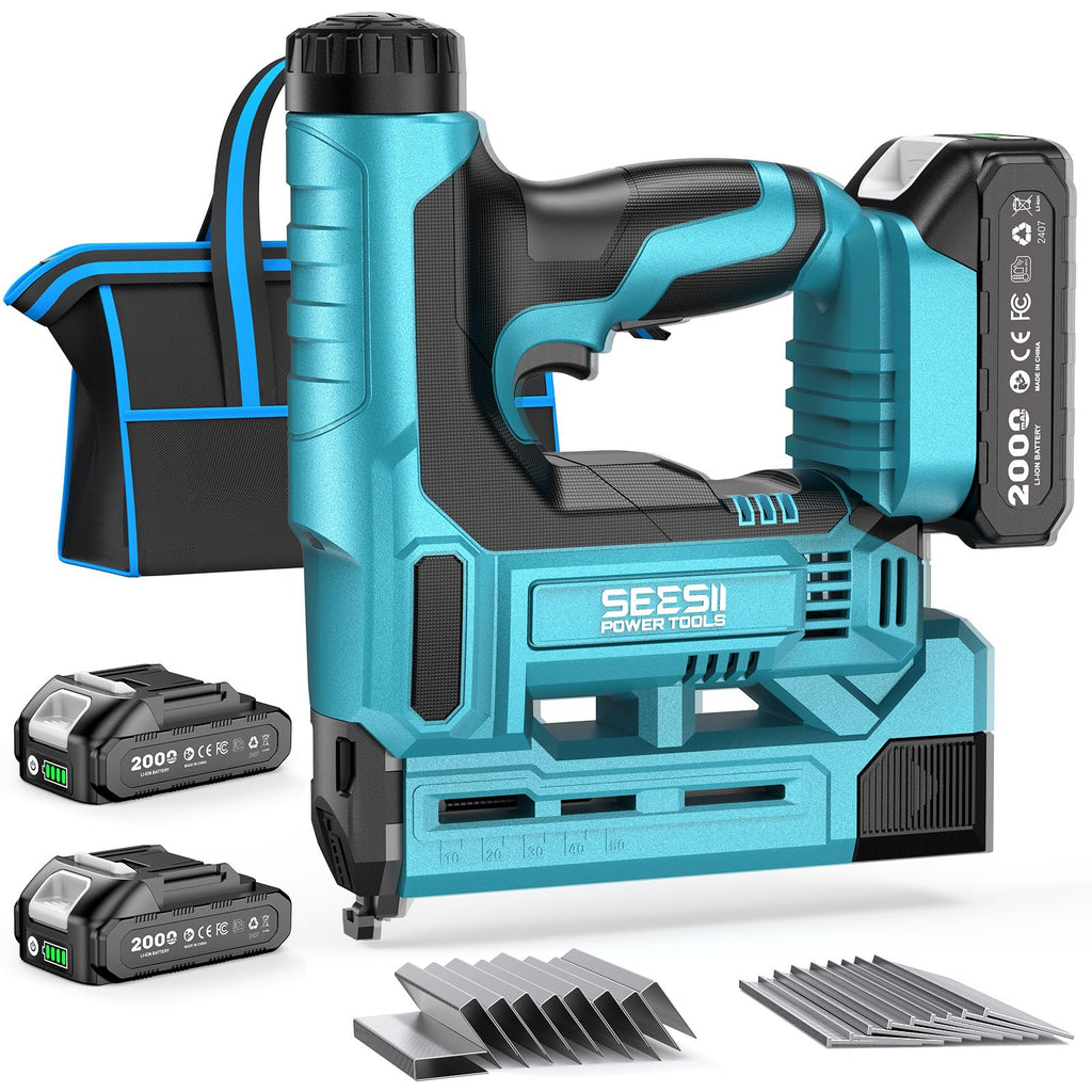 18 Gauge Cordless Brad Nailer and Stapler Gun Q26051