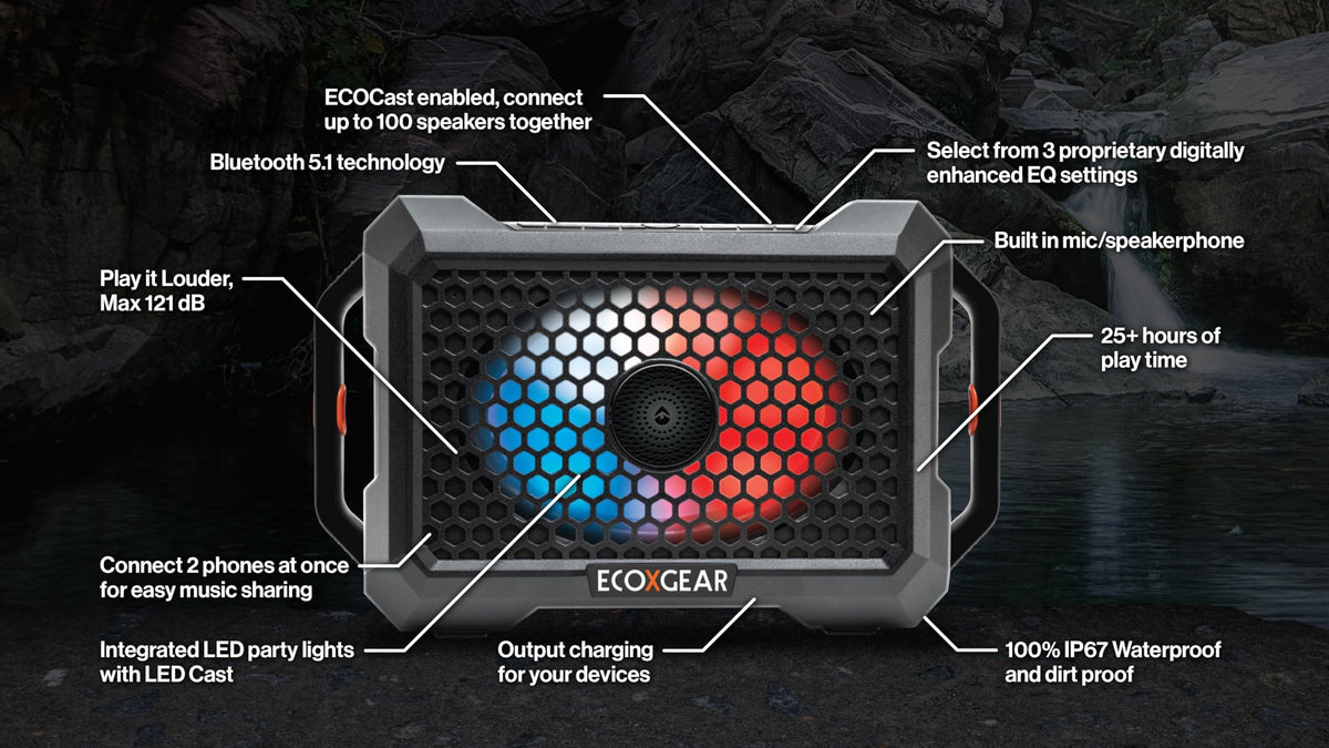 Black Outdoor Portable Bluetooth Speaker P2141