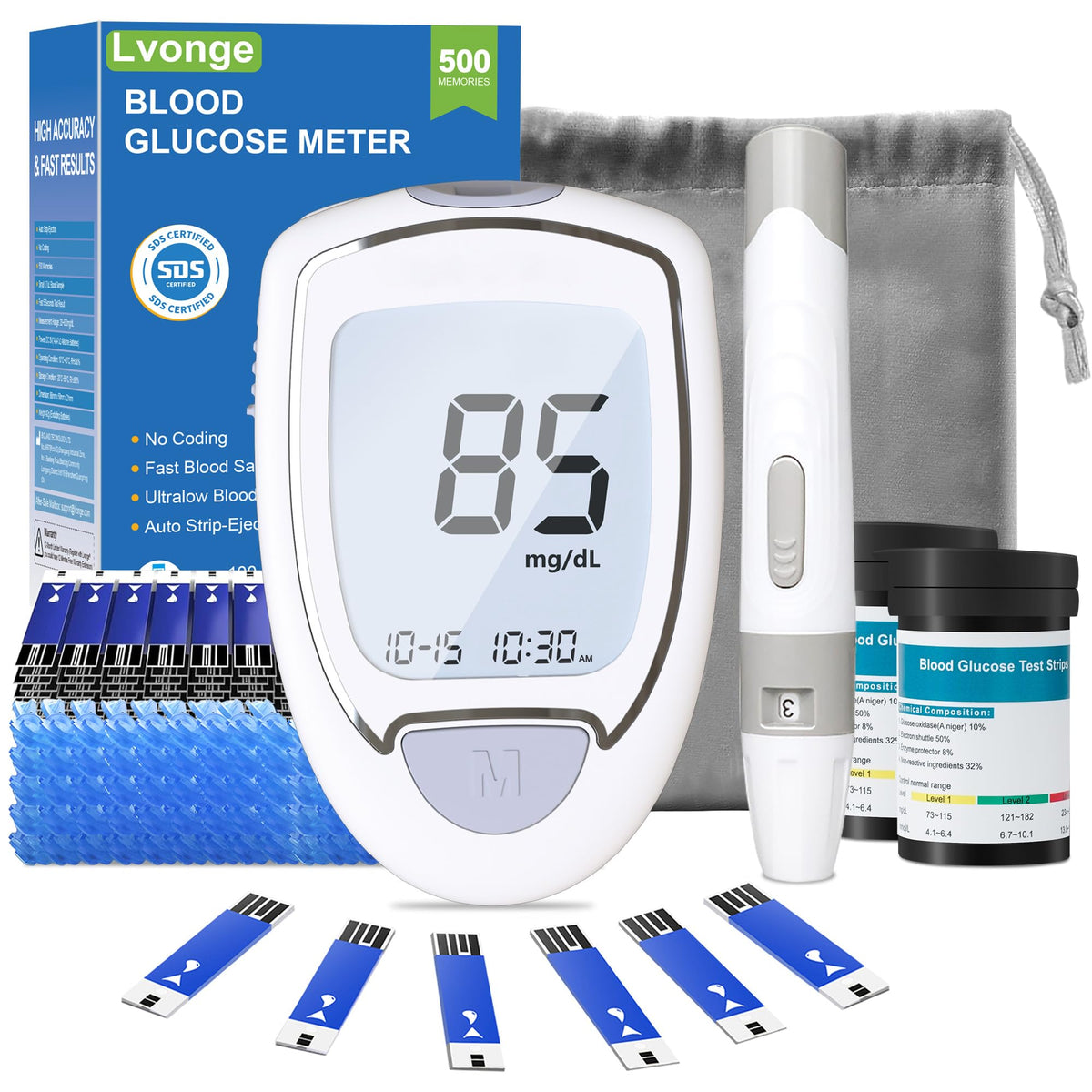 Blood Sugar Monitor Kit C2274