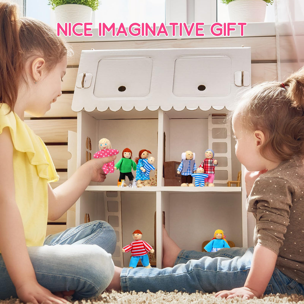 Wooden Dollhouse Family Set Mini People V76967