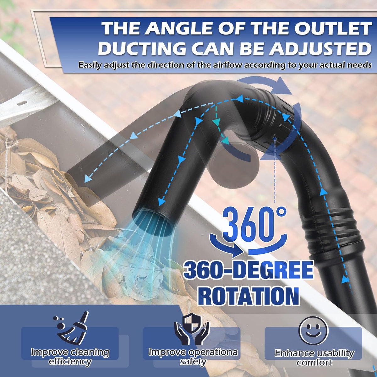 Universal Gutter Cleaning Tools for Leaf Blowers C880675
