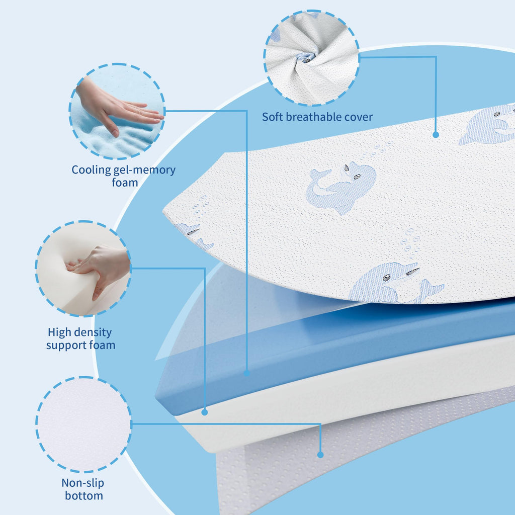 Double-Sided Memory Foam Portable Mattress Z208