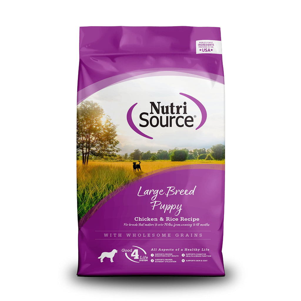 Large Breed Puppy Chicken & Rice Dry Dog Food 26 lb V1172