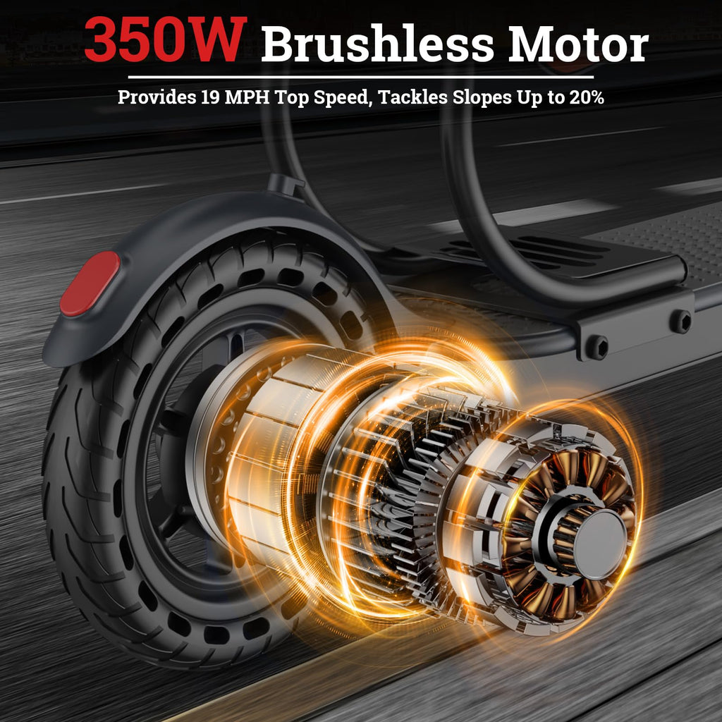 Electric Scooter with Dual Braking System A243376