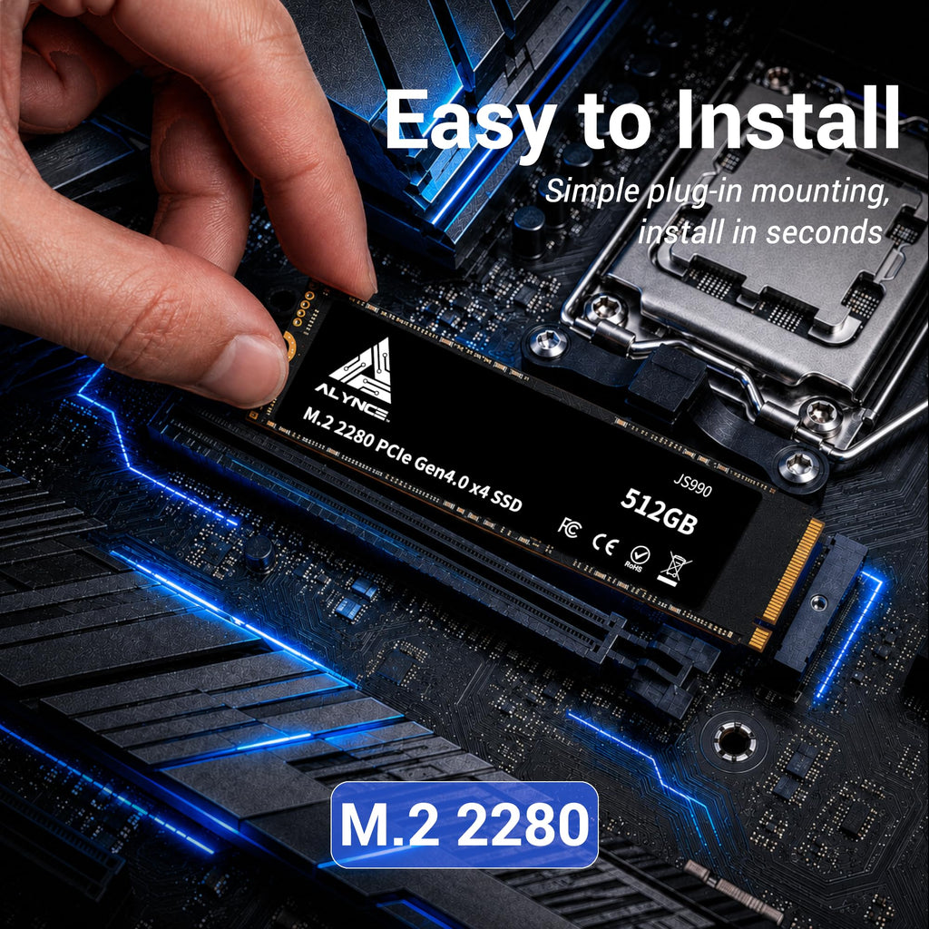 512GB PCIe Gen4 x4 NVMe M.2 2280 SSD O9129