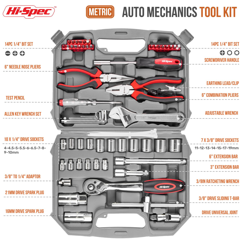 Metric Auto Mechanic Tool Set A881043