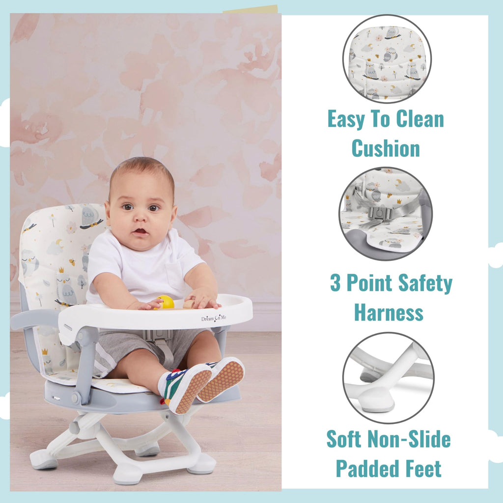 Booster Seat for Babies 6–36 Months, 3-in-1 Adjustable Portable T511801
