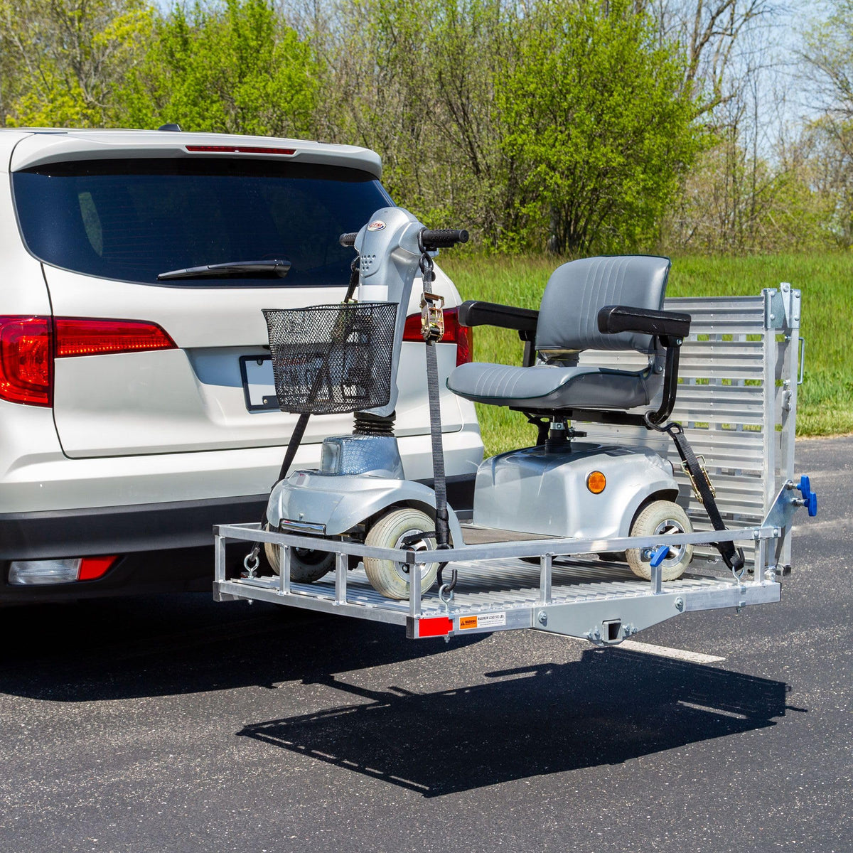 Scooter Wheelchair Hitch Carrier with Ramp, 500 lb Capacity K392461