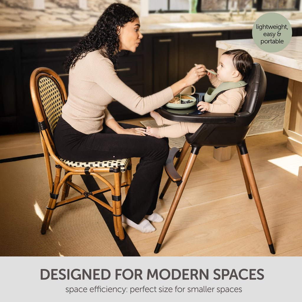 Convertible Wooden High Chair with Adjustable Height H406
