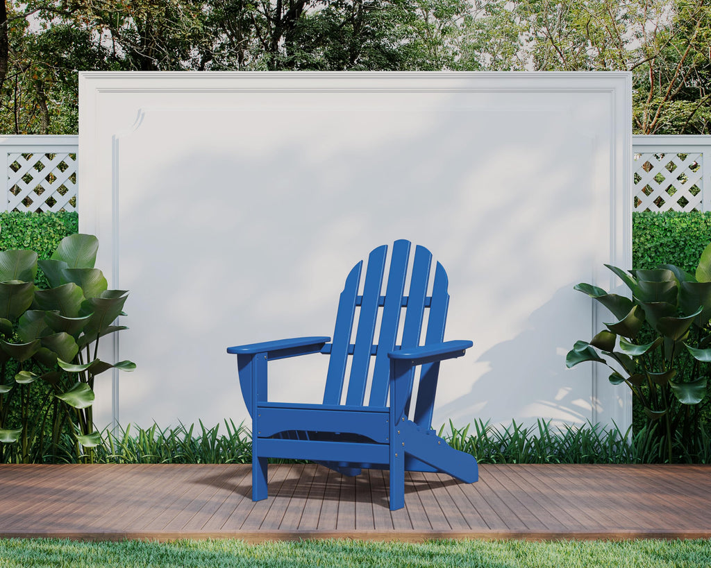 Pacific Blue Outdoor Adirondack Chair D3323