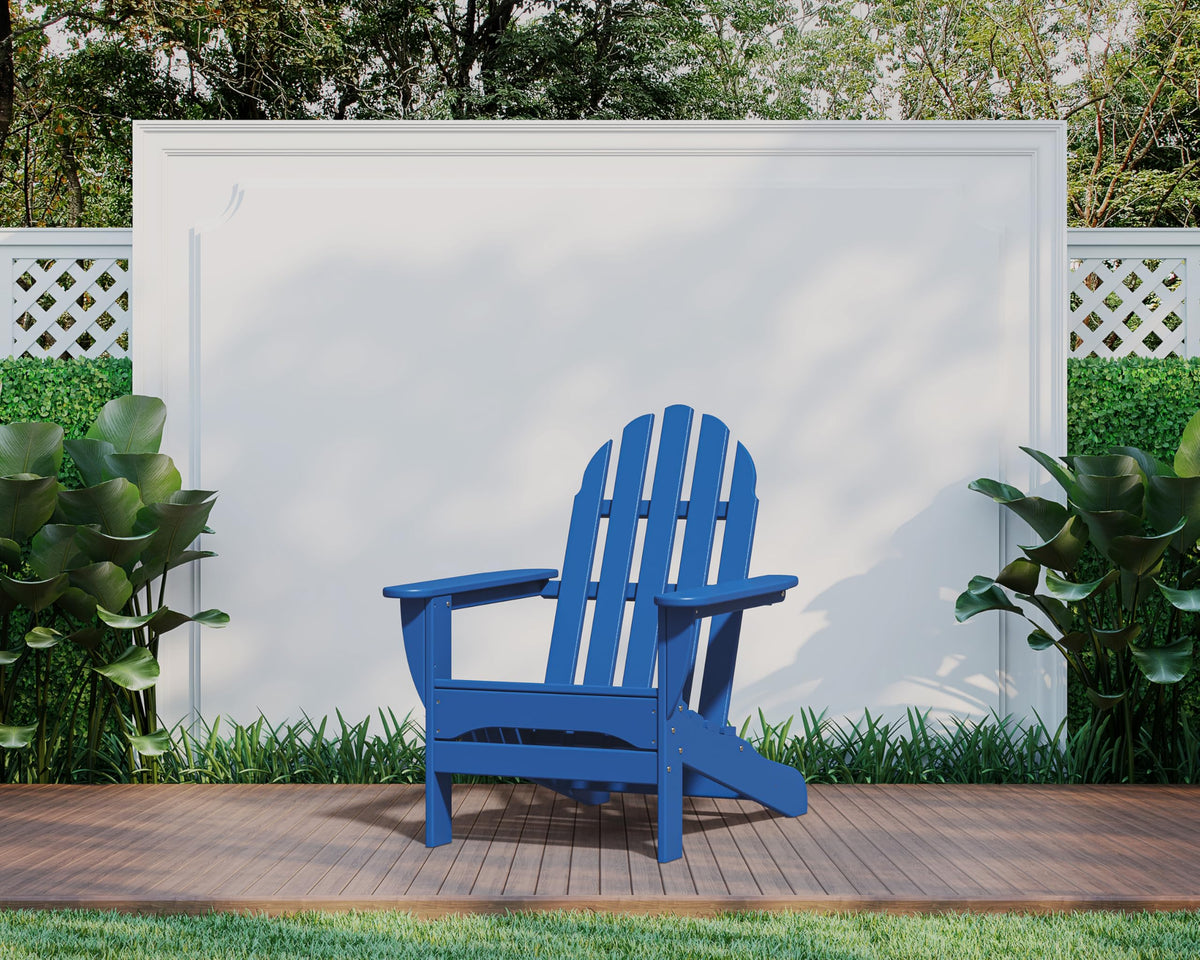 Pacific Blue Outdoor Adirondack Chair D3323